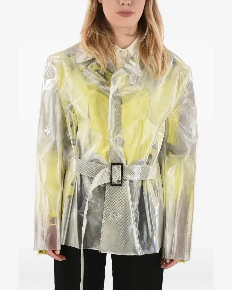 Maison Margiela Jacke mit Gürtel - Gelb Gelb