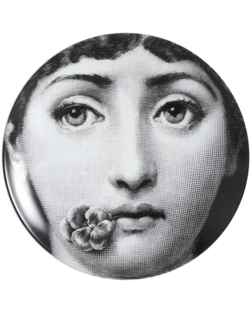 Fornasetti Tema E Variazioni N137 Wanddekoration 26mm Schwarz