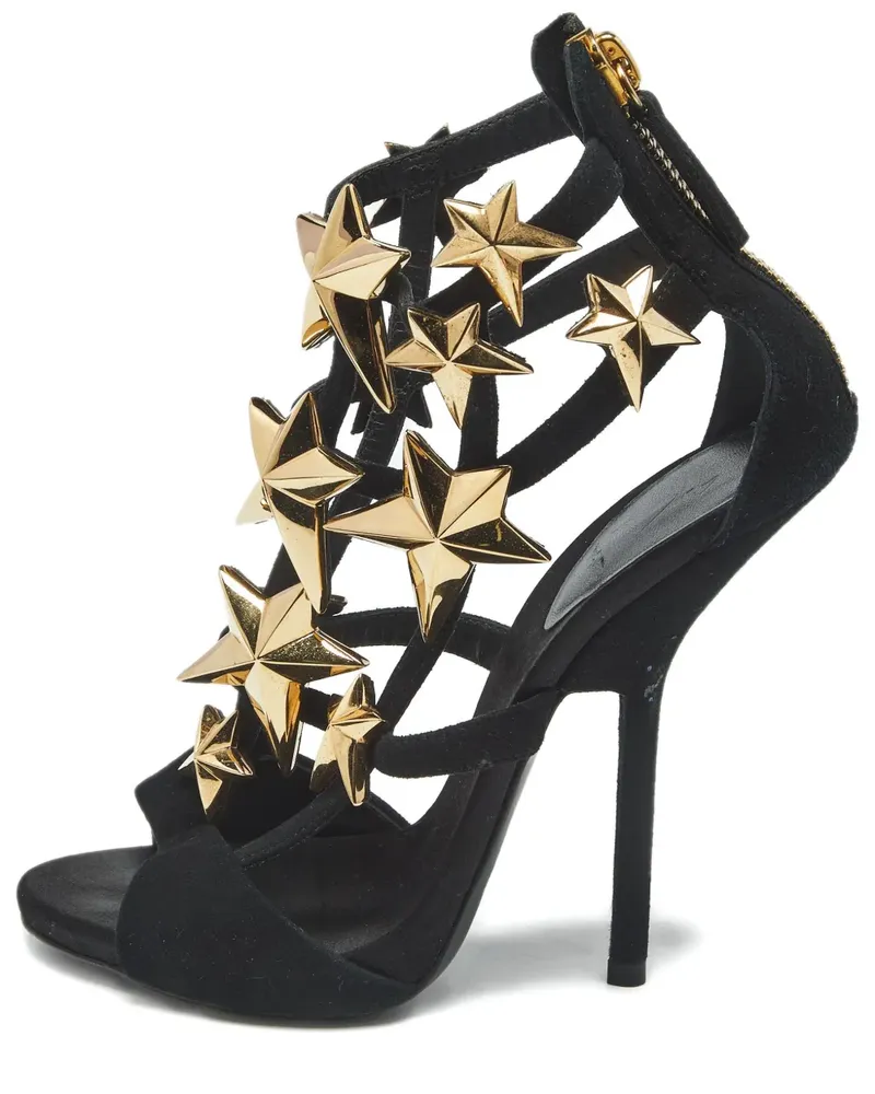 Giuseppe Zanotti star embellishment ankle strap sandals - Schwarz Schwarz