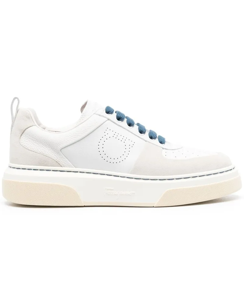 Ferragamo Cassina Sneakers - Weiß Weiß