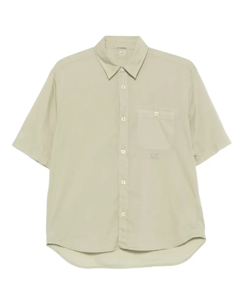C.P. Company chest-pocket short-sleeve shirt - Grün Grün