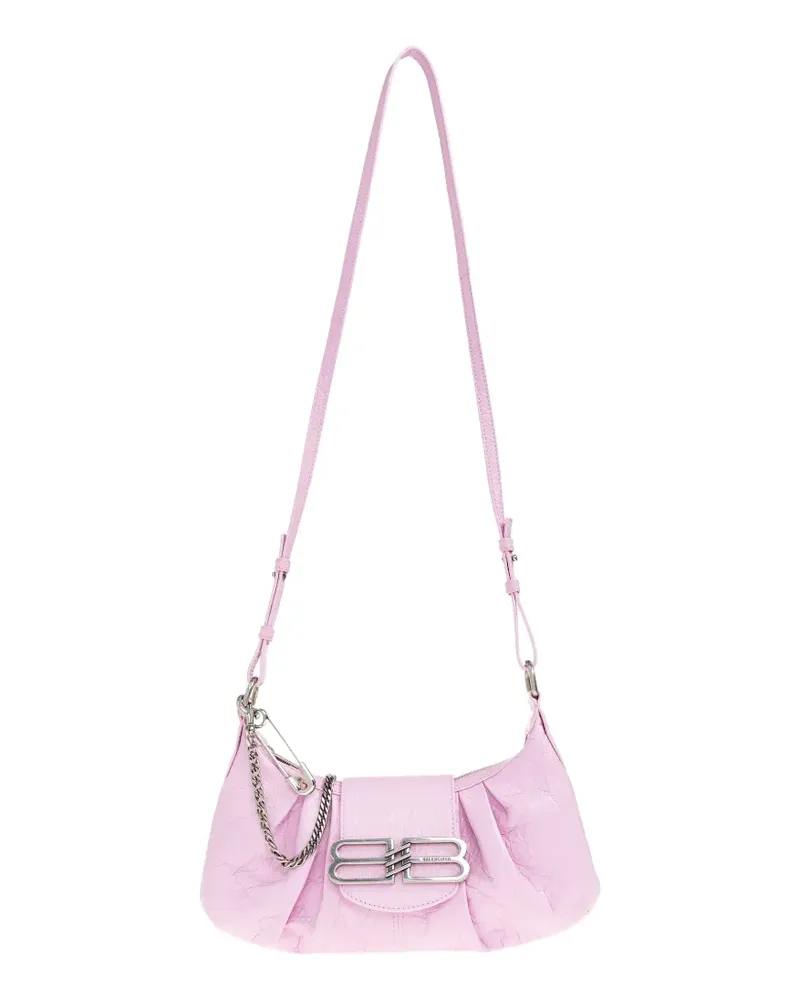 Balenciaga small Pamela logo-detail shoulder bag - Rosa Rosa