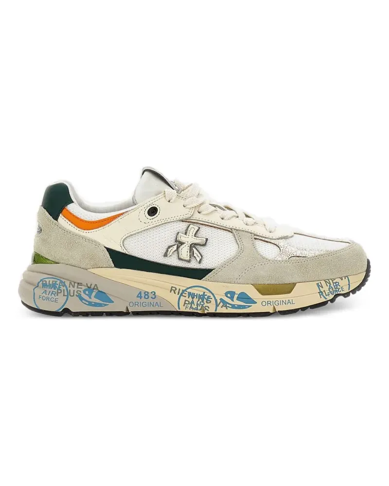 Premiata Mase Sneakers mit Wildledereinsätzen - Nude Nude