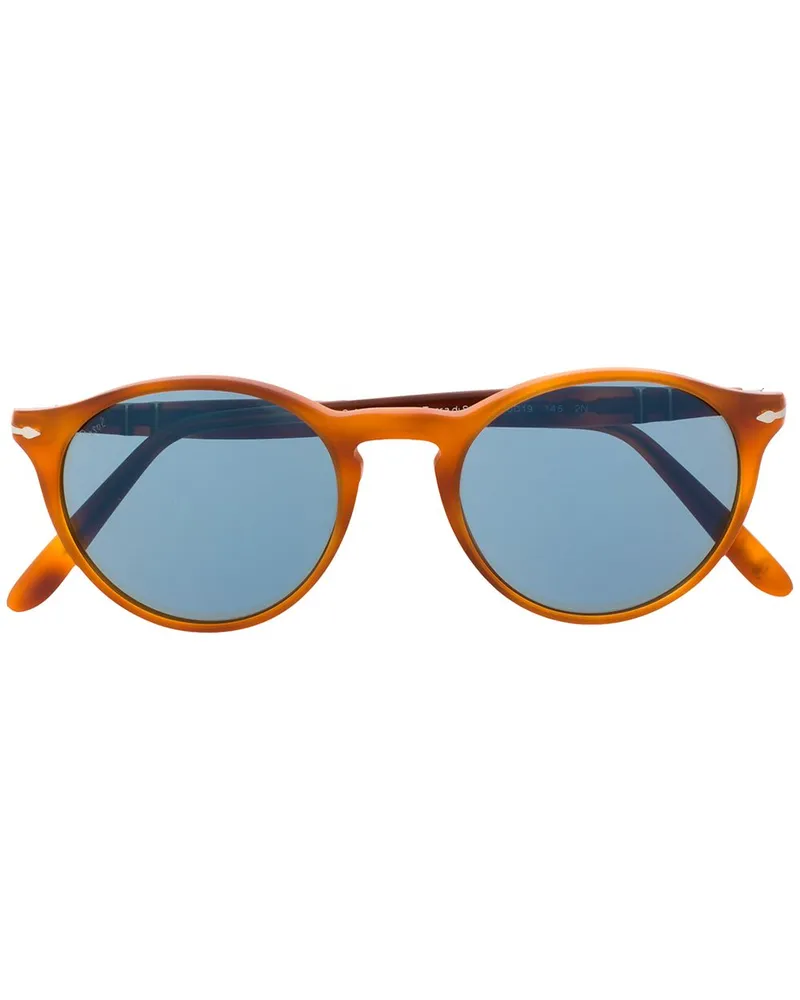 Persol Sonnenbrille mit rundem Gestell - Braun Braun
