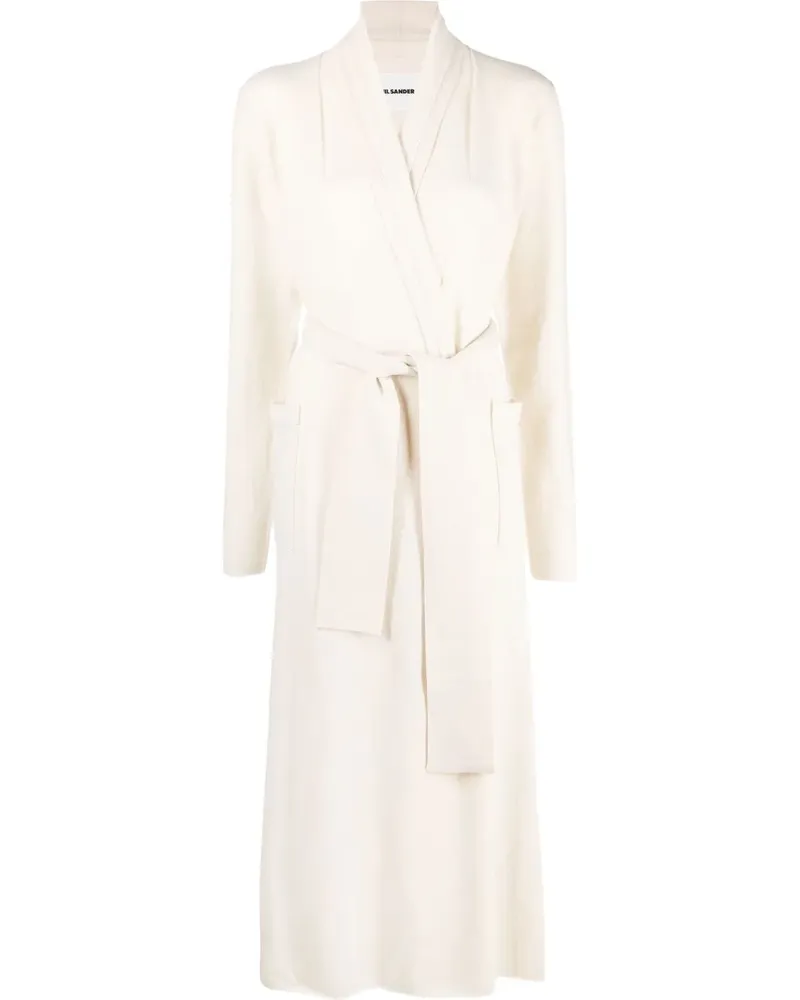 Jil Sander Langer Kaschmircardigan - Nude Nude