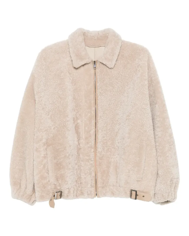 Simonetta Ravizza Jacke mit Schnallendetail - Nude Nude