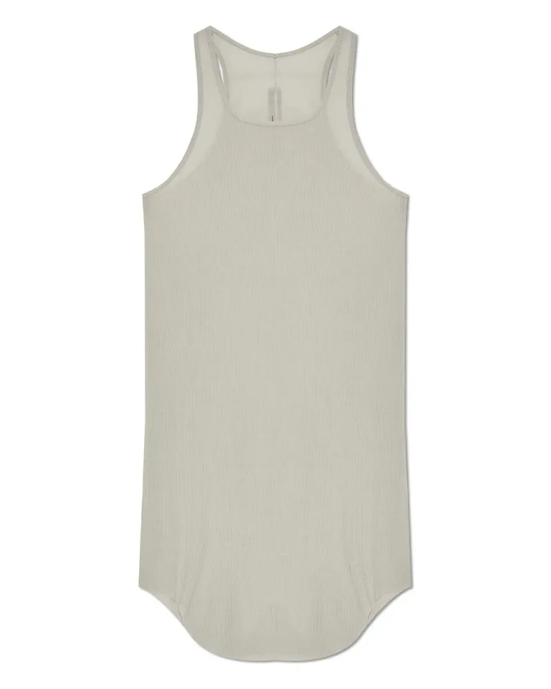 Rick Owens Geripptes Racerback-Trägershirt - Nude Nude