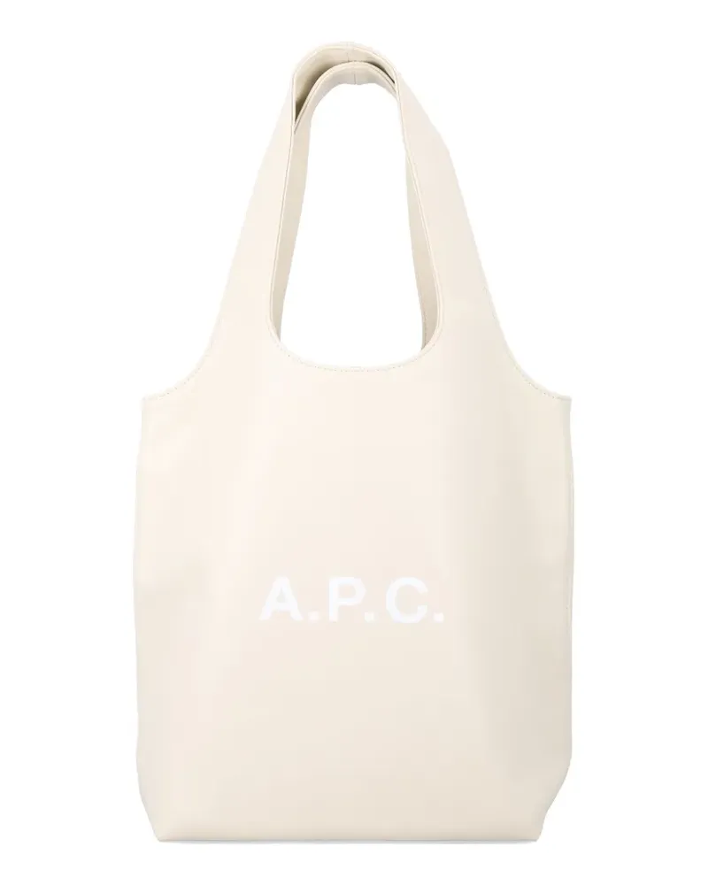 A.P.C. small Ninon tote bag - Nude Nude