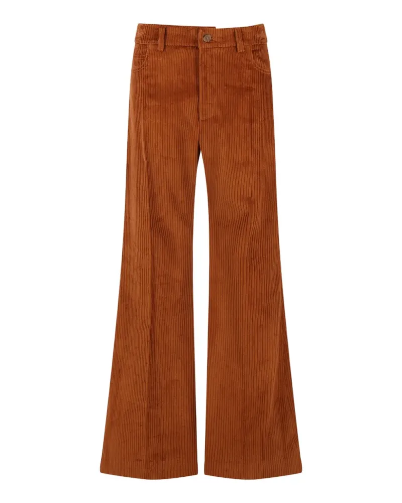 Raquel Diniz Penelope corduroy flared trousers - Braun Braun