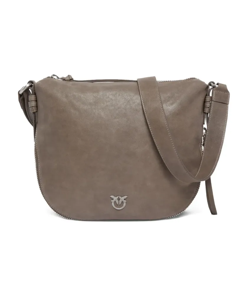 Pinko Schultertasche mit Reißverschluss - Braun Braun