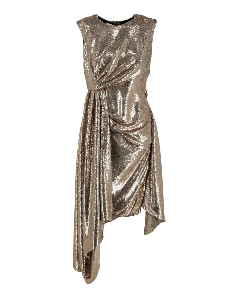 AINEA Minikleid mit Pailletten - Gold Gold