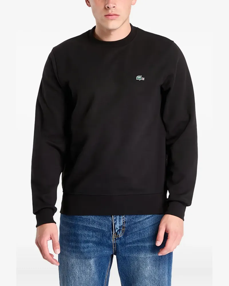 Lacoste Sweatshirt mit Logo - Schwarz Schwarz