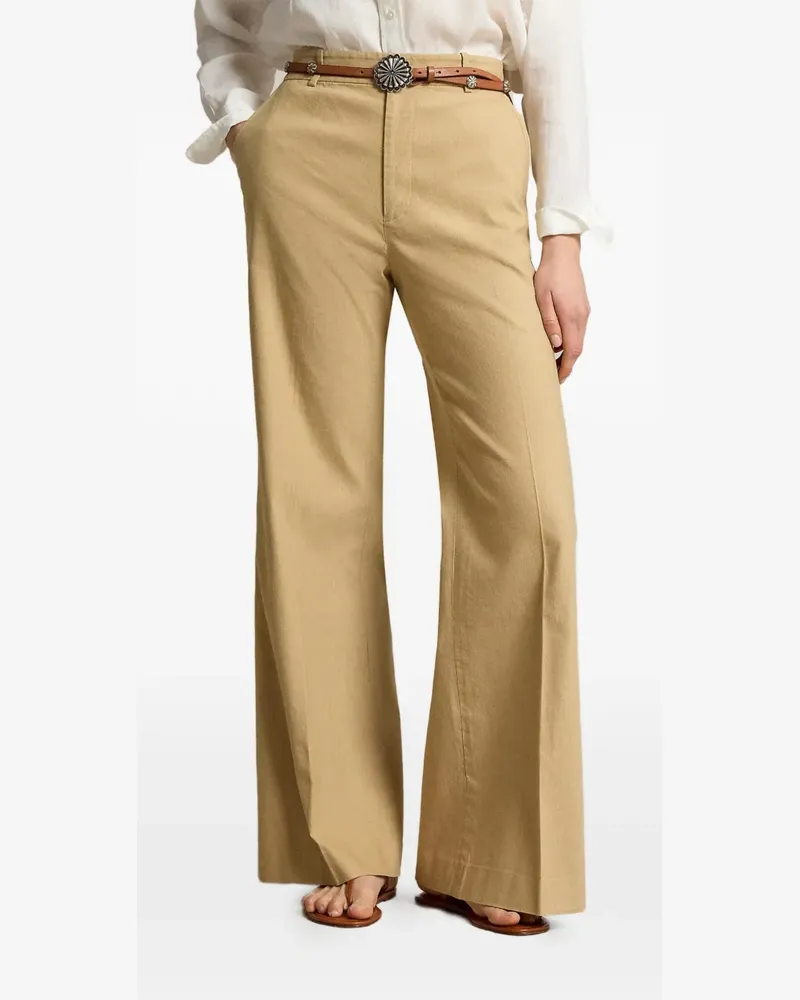Ralph Lauren wide-leg trousers - Nude Nude