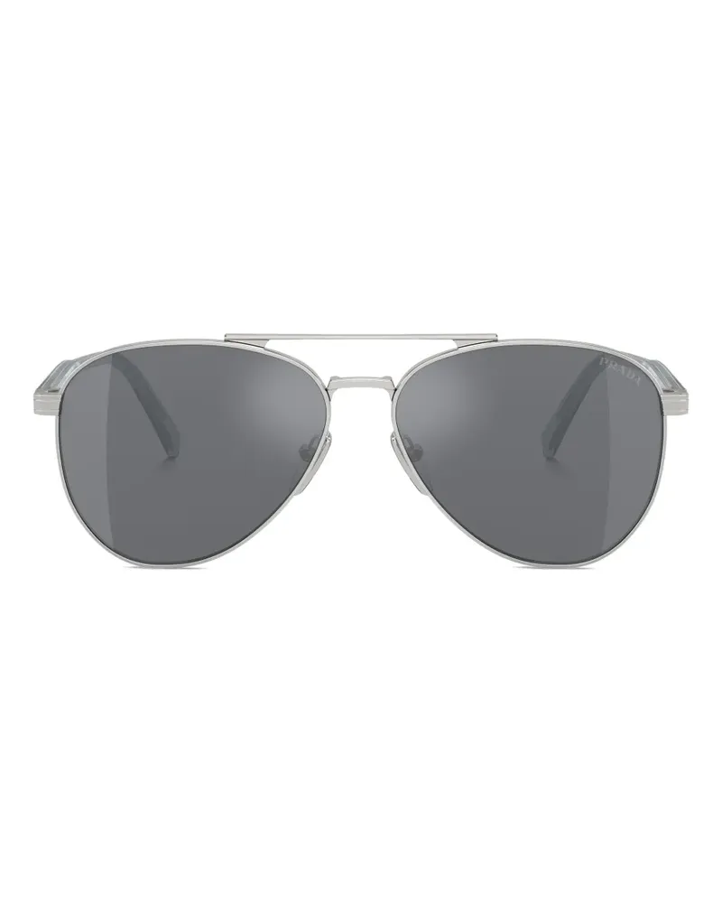Prada Getönte Pilotenbrille - Silber Silber