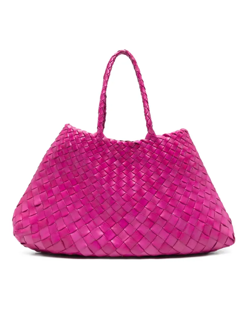 Dragon Diffusion Tote Bag aus Leder - Rosa Rosa