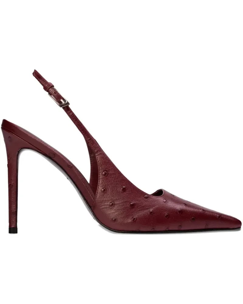 BLACK SUEDE STUDIO Lainey slingback pumps - Rot Rot