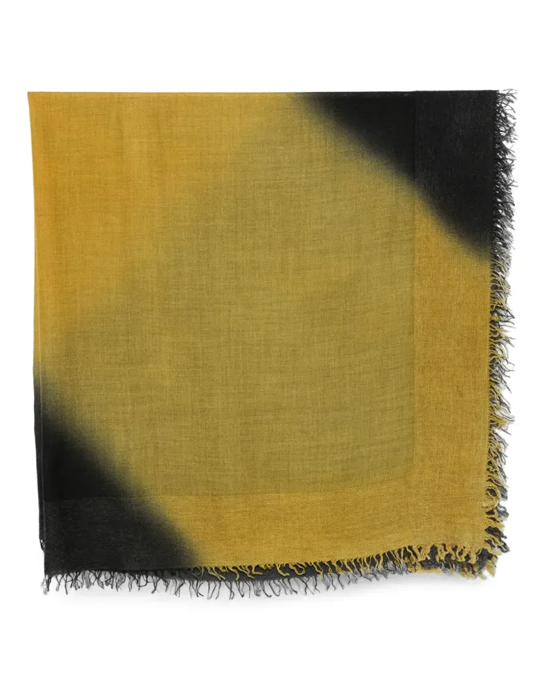 Faliero Sarti Teodorinda frayed scarf - Gelb Gelb