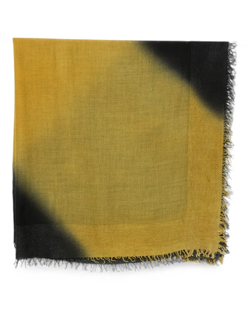 Faliero Sarti Teodorinda frayed scarf - Gelb Gelb