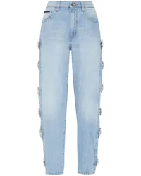 Philipp Plein Jeans mit Cut-Outs Blau