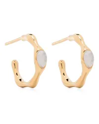 Missoma Magma 18kt recycled  vermeil hoop earrings Gold