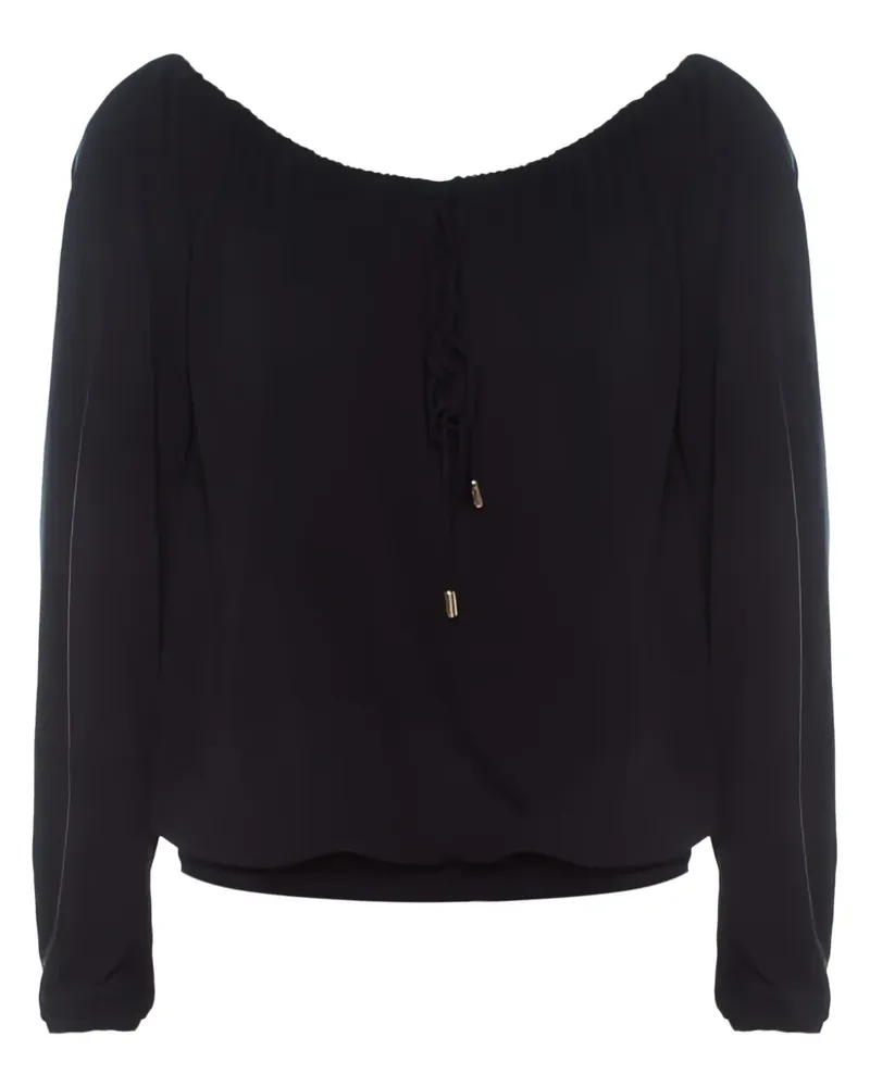 Michael Kors Pre-owned Langarmshirt mit Kordelzug - Schwarz Schwarz