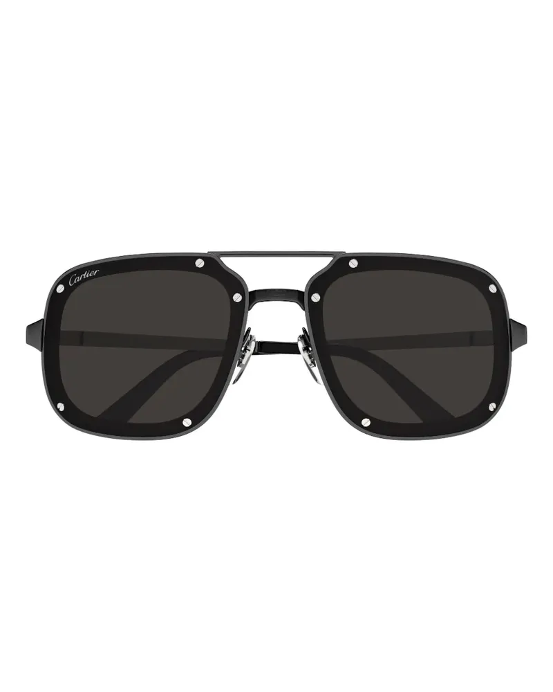 Cartier Getönte Pilotenbrille - Schwarz Schwarz