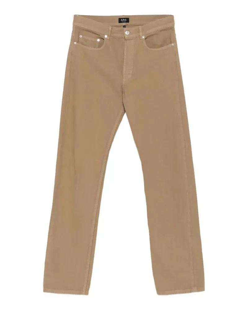 A.P.C. five-pocket straight-leg jeans - Nude Nude