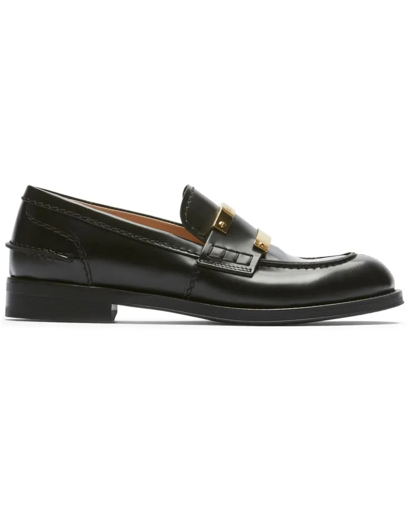 N° 21 Loafer mit Logo-Schild Schwarz