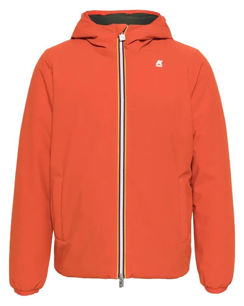K-Way Wendbare Kapuzenjacke - Orange Orange