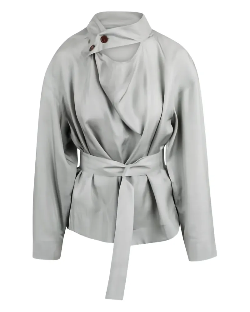 Soeur Felicite Bluse mit Gürtel - Blau Blau