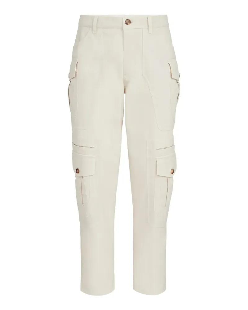 Brunello Cucinelli Explorer Hose aus Gabardine - Weiß Weiß
