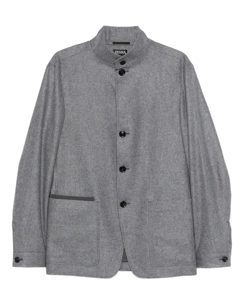 Ermenegildo Zegna button pockets jacket - Grau Grau