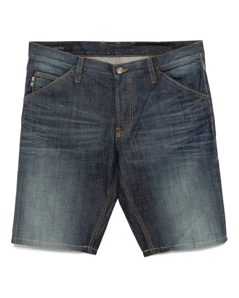 Gucci Klassische Jeans-Shorts - Blau Blau