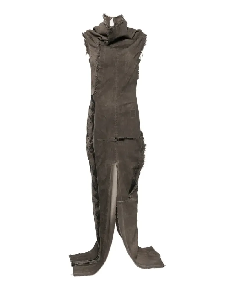 DRKSHDW by Rick Owens Kleid im Distressed-Look - Grau Grau