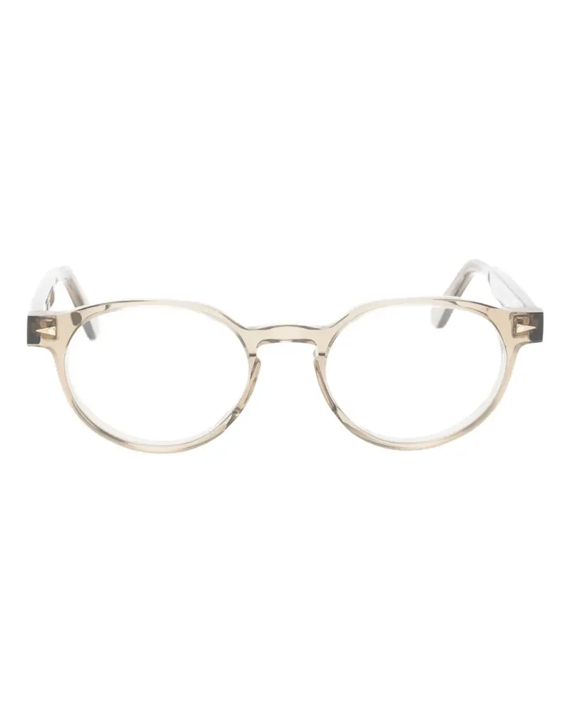AHLEM Rome Brille mit rundem Gestell - Nude Nude