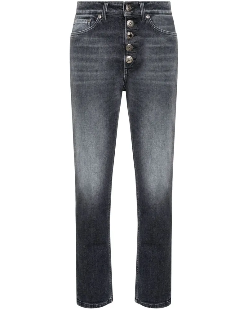 Dondup Koons Cropped-Jeans Grau