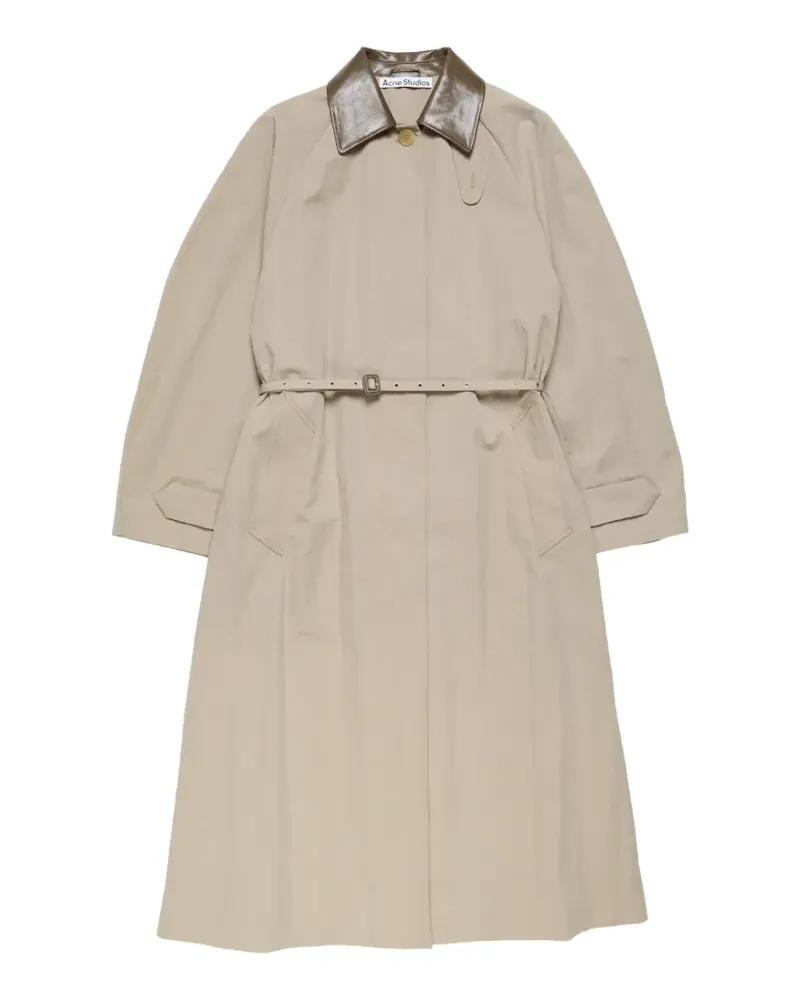 Acne Studios Mantel mit Gürtel - Nude Nude