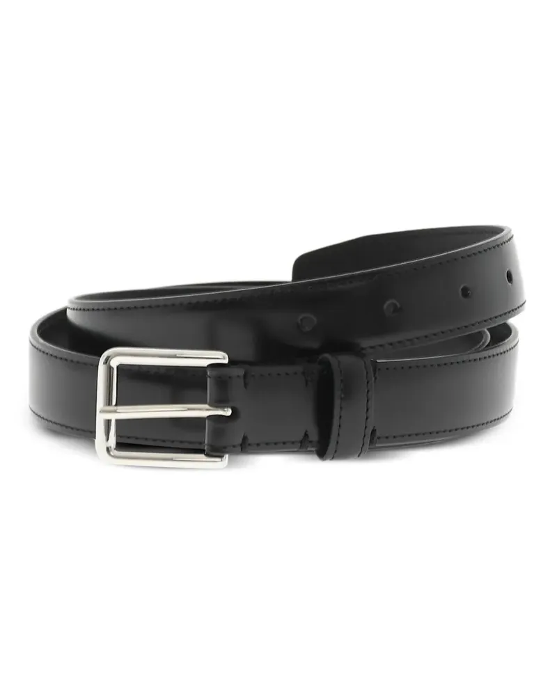 Dsquared2 Schnallengürtel aus Leder - Schwarz Schwarz