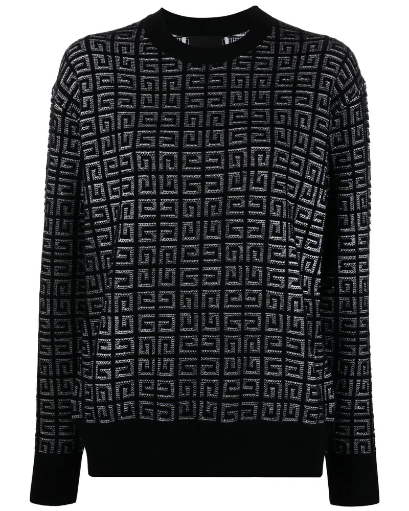 Givenchy Pullover mit Strickmuster - Schwarz Schwarz
