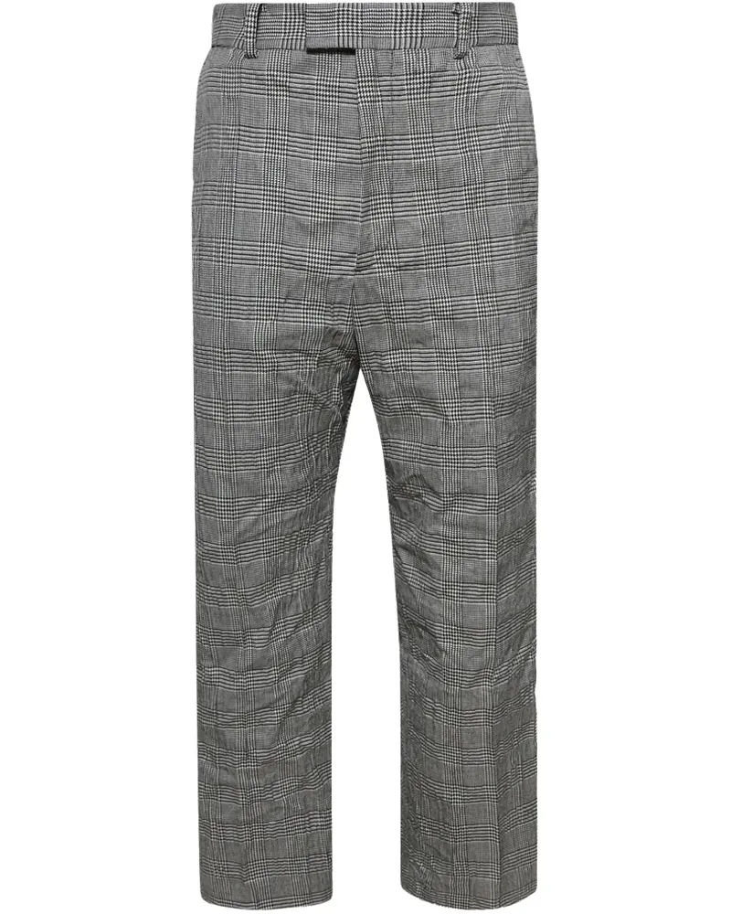VETEMENTS Karierte Hose - Grau Grau