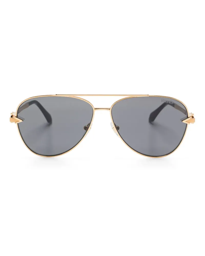 Versace Getönte Pilotenbrille - Gold Gold