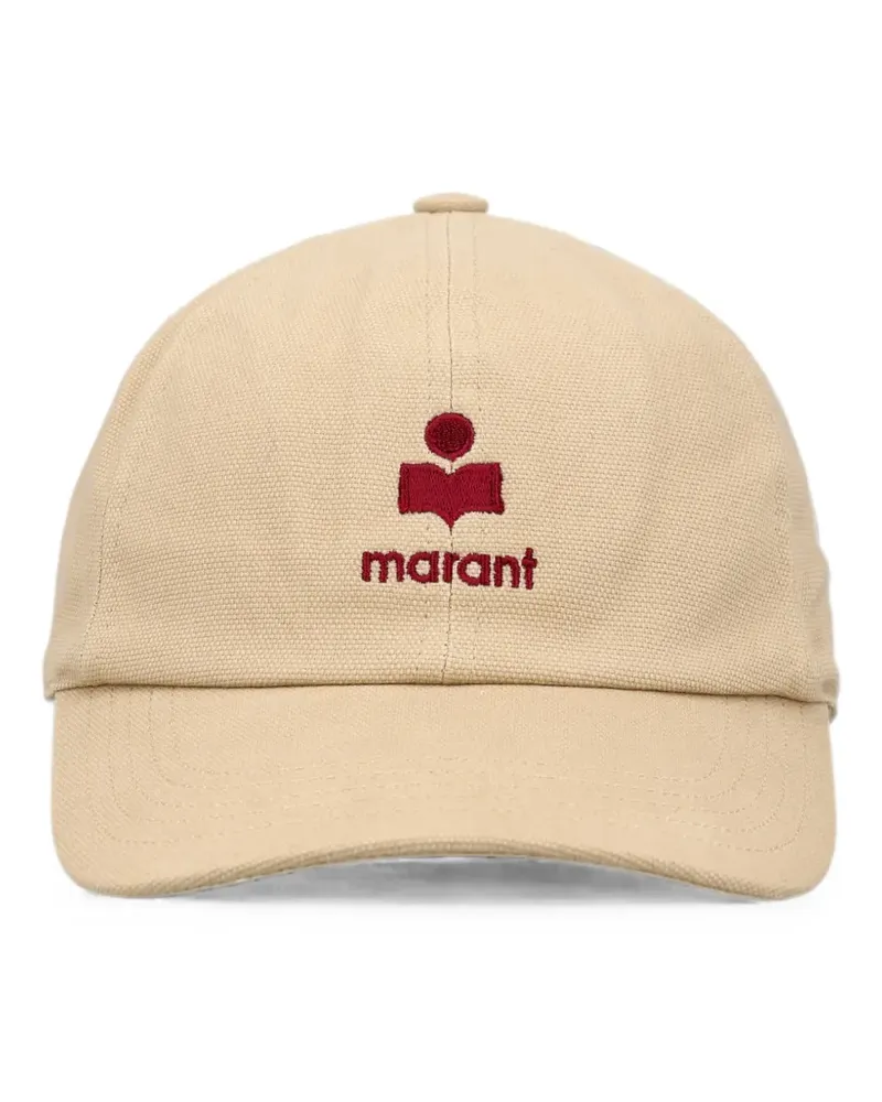 Isabel Marant logo-embroidered baseball cap - Nude Nude