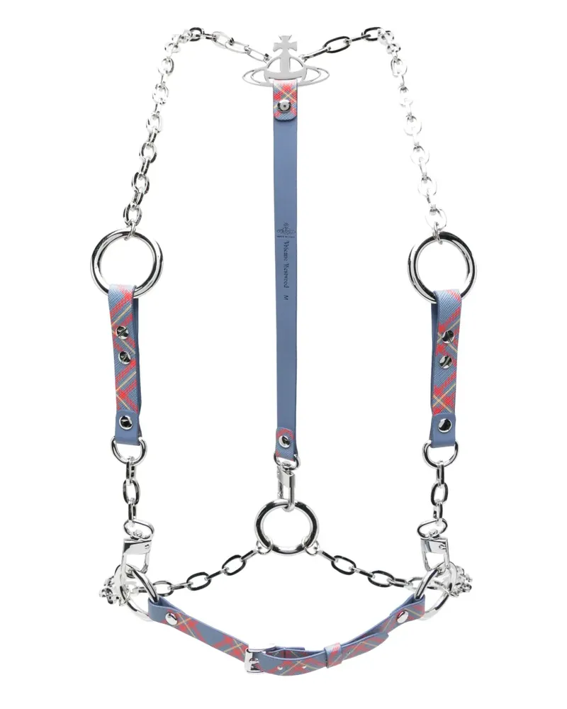 Vivienne Westwood Harness im Kettendesign - Blau Blau