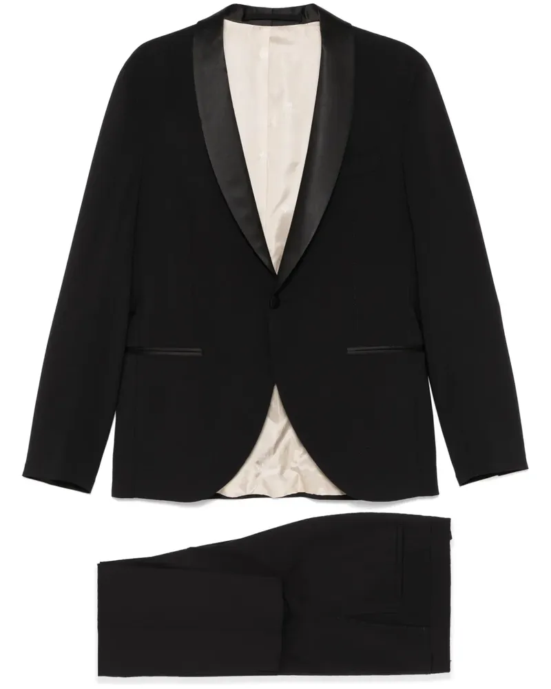 Eleventy Eleganter Anzug - Schwarz Schwarz