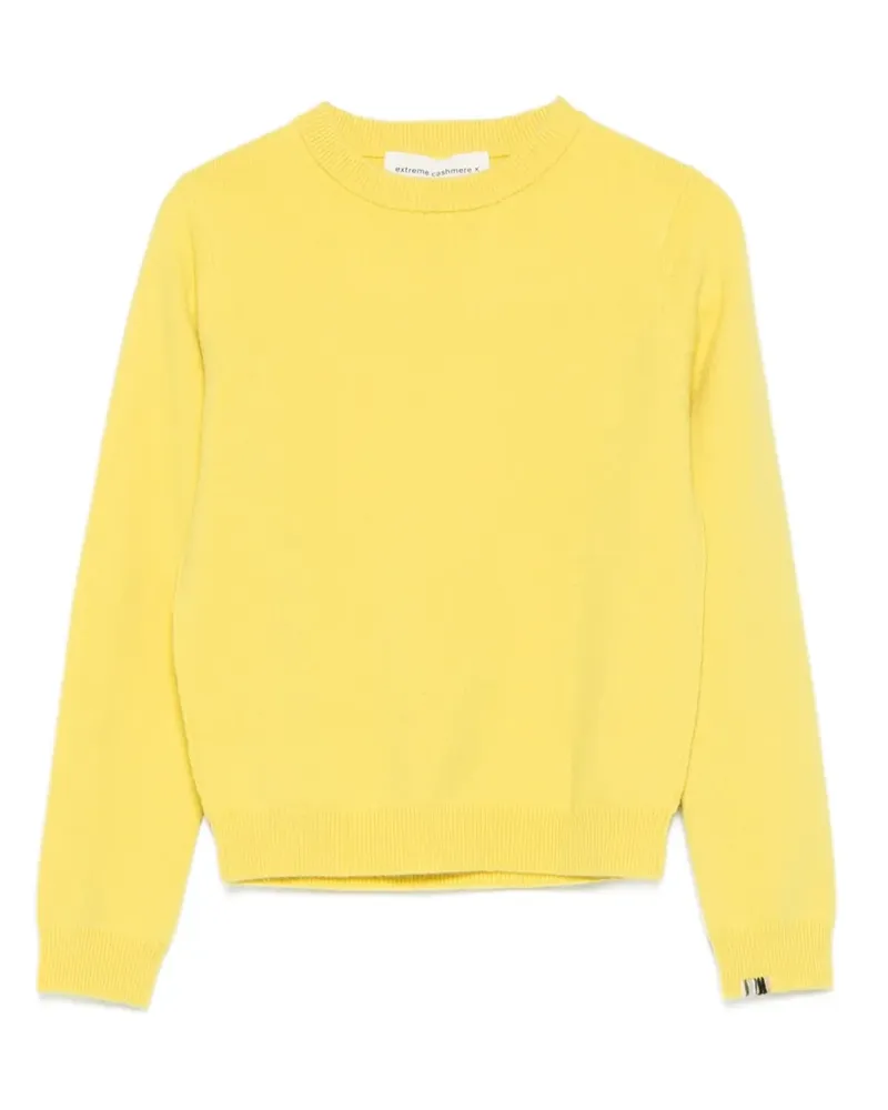 extreme cashmere Pullover mit rundem Ausschnitt - Gelb Gelb