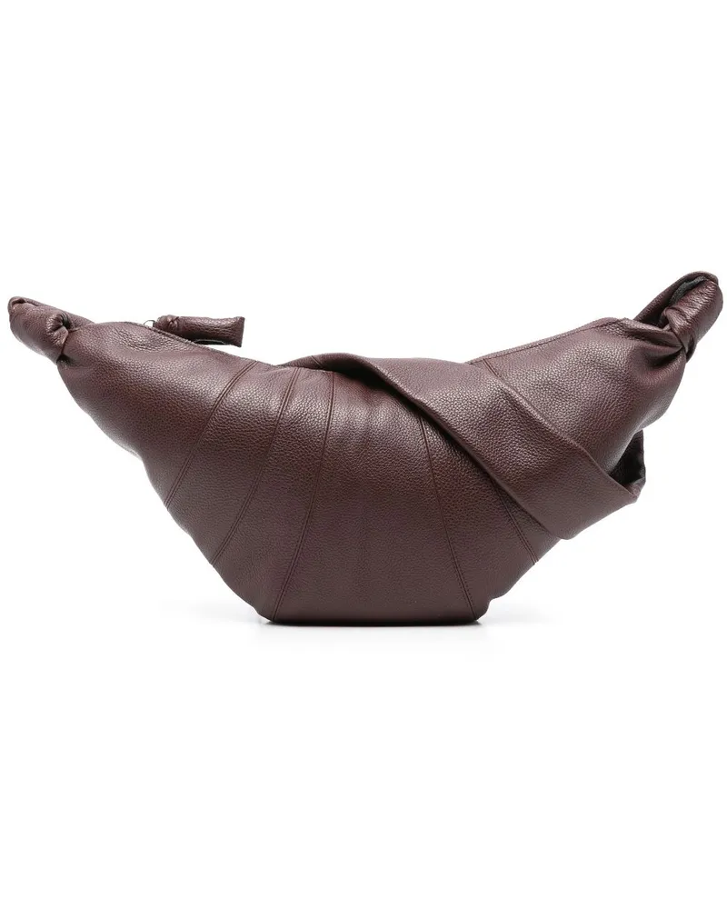 Christophe Lemaire Mittelgroße Croissant Schultertasche - Braun Braun