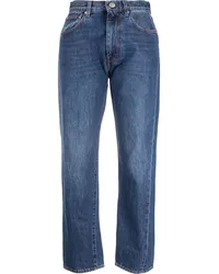 Totême Gerade Jeans aus Bio-Baumwolle Blau