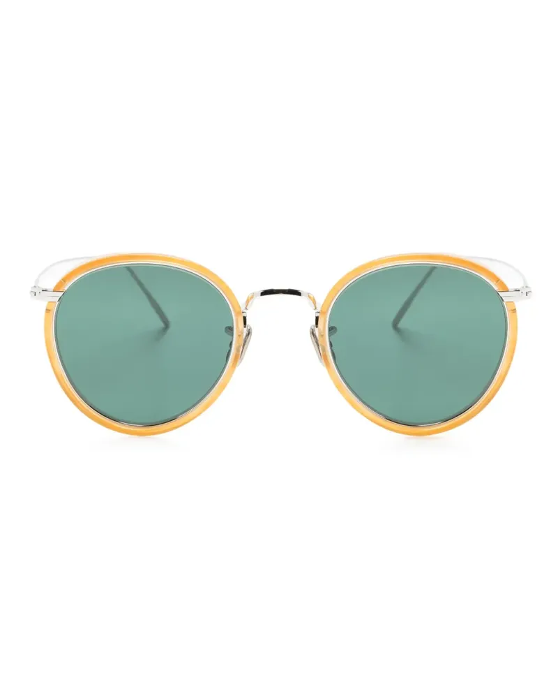 EYEVAN 7285 717E Sonnenbrille mit rundem Gestell - Gelb Gelb