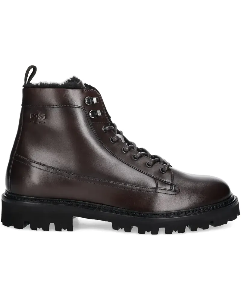HUGO BOSS Wanderstiefel mit Schnürung - Braun Braun