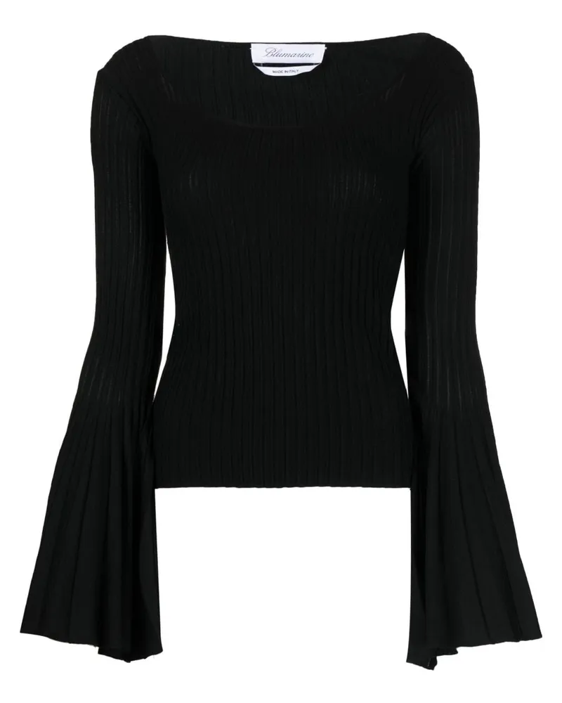 Blumarine Gestricktes Top - Schwarz Schwarz